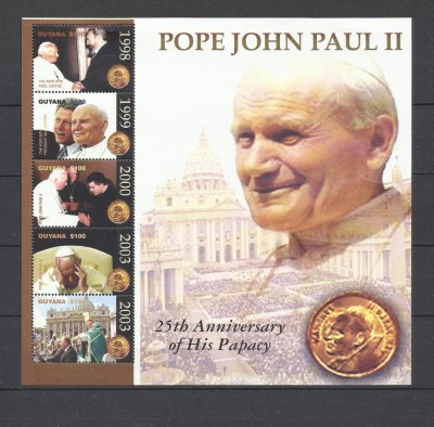 GUYANA 2004 PAPA IOAN PAUL II foto