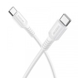Cumpara ieftin Cablu Date si Incarcare USB-C - USB-C Borofone BX116 Certain, 60W, 1m, Alb