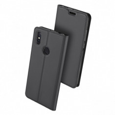 Husa carte flip wallet Dux Ducis pentru Xiaomi Mi Max 3, gri foto