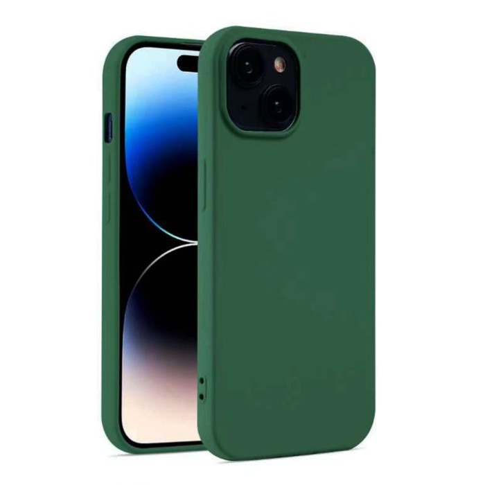 Husa iPhone 15 Pro Max Silicon Verde