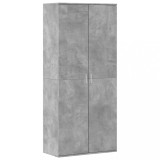 Cumpara ieftin Pantofar, gri beton, 80 x 39 x 178 cm, PAL
