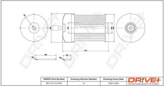 Dr!ve+ DP1110.13.0156 filtru combustibil