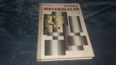 MANUAL STUDIUL MATERIALELOR foto