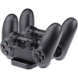 Cumpara ieftin Dock incarcare Controller PS4, Stand Dual PlayStation 4 - Negru