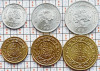 Set 6 monede Tunisia 1, 2, 5, 10, 20, 50 millims 1969 - 2007 UNC - A028, Africa