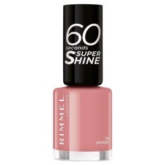 Lac de Unghii Rimmel London 60 Seconds 711 Xposed, 8 ml, Roz, Lac de Unghii Colorat, Lac de Unghii Roz, Oja de Unghii Manechiura, Produse Ingrijirea U