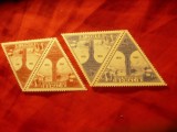 2x2 Timbre Tete-Beche Cote Francaise de Somalis 1943, Nestampilat