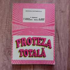 PROTEZA TOTALA. CURS DE PROPEDEUTICA STOMATOLOGICA -V. DONCIU, 1994 foto