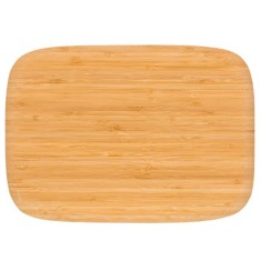 Tocator din bambus pentru bucatarie, Culoare naturala, 35 x 25 x 2 cm