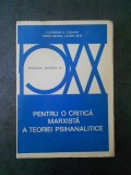 CATHERINE B. CLEMENT - PENTRU O CRITICA MARXISTA A TEORIEI PSIHANALITICE