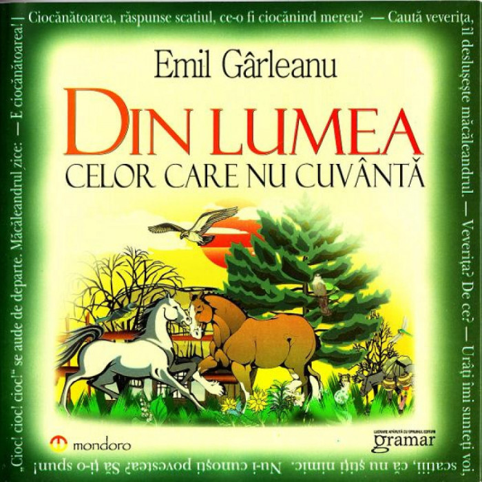 Din lumea celor care nu cuvanta - Emil Garleanu - Gramar