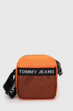 Tommy Jeans borseta culoarea portocaliu