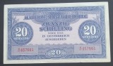Austria, 20 Schilling 1944, Ocupația aliată.