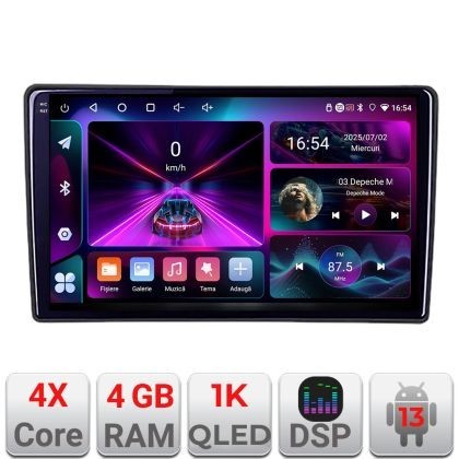 Navigatie Citroen Berlingo 2008-2018 A-berlingo 4+64 InCell Display 1K Android Waze USB Navigatie Internet Youtube Radio CarStore Technology