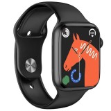 Cumpara ieftin Ceas Inteligent HOCO Y12, Memorie 128MB, Bluetooth, Aplicatii multiple, 220mAh, Curea Silicon, Negru