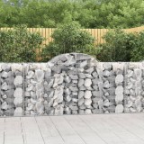 vidaXL Coșuri gabion arcuite 50 buc, 200x50x100/120 cm fier galvanizat 3146339