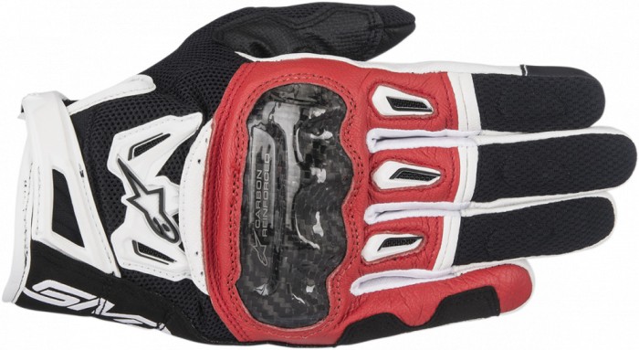Manusi Alpinestars SMX-2 Air Carbon V2 culoare Negru/Rosu/Alb marime XL Cod Produs: MX_NEW 33013003PE