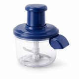 Tocător Manual pentru Legume și Fructe, cu Mecanism prin Apăsare, Albastru