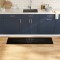 vidaXL Covor de bucătărie Negru 150 x 45 cm Catifea 42013429