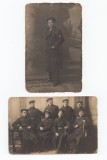 Lot Fotografie format carte postala - Elev Marinar Diviza de Marina 1915 1916 Constanta Dobrogea - Fortele Navale Romania