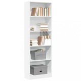 Cumpara ieftin Bibliotecă, alb, 60x24x176 cm, lemn prelucrat