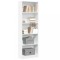 vidaXL Bibliotecă, alb, 60x24x176 cm, lemn prelucrat 857821