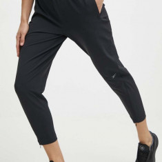 Reebok pantaloni de antrenament Active Collective culoarea negru, neted, 100075381