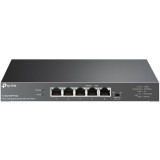 Comutator TP-LINK TL-SG105PP-M2, 5x2,5G(4xPOE++), carcasa metalica, desktop, negru