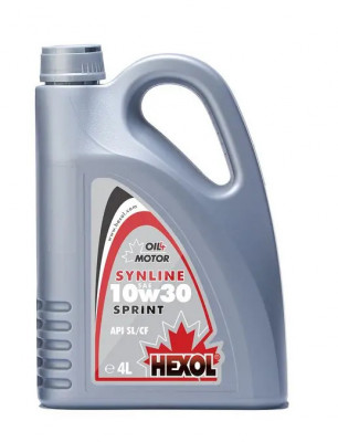 Ulei sintetic SAE 10W30 HEXOL SYNLINE SPRINT flacon 4 Litri - HEXOL-100035-m2 foto