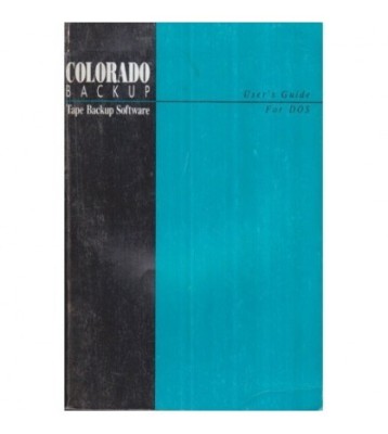 - Colorado Backup User Guide for DOS - 122298 foto