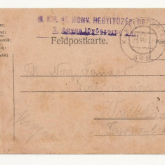 D2 Carte Postala Militara k.u.k. Imperiul Austro-Ungar ,1917 Reg. Torontal