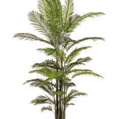Planta artificiala in ghiveci Kenzia, Bizzotto, Ø150 x 210 cm, 33 frunze, frunze de arbore de cauciuc