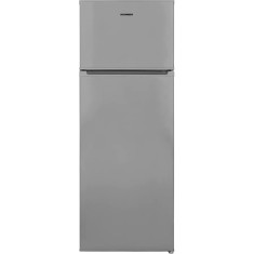 Frigider cu doua usi Heinner HF-V213SF+, 213 l, Clasa F, Iluminare LED, H 144 cm, Argintiu
