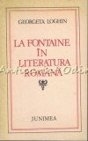 La Fontaine in Literatura Romana - Georgeta Loghin, Junimea Iasi 1981, Studii Literare