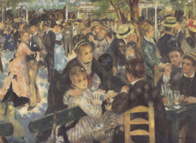 AFIS - RENOIR- DETALIU BAL DU MOULIN DE LA GALETTE- REPRODUCERE foto