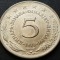 Moneda 5 DINARI / DINARA - RSF YUGOSLAVIA, anul 1971 *cod 2881 = UNC