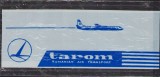 PG57 Pungă din plastic cu reclamă TAROM, perioada comunistă