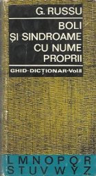 Boli si sindroame cu nume proprii (Ghid-dictionar), Volumul al II-lea (L-Z)