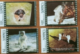 Commow.of DOMINICA-&#039;&#039;Aniv. prim ompe luna-APOLLO11&#039;&#039;-Set 4 v. -MNH=Nestamp., Nestampilat