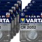 Baterii CR2032 litiu, 3V - Varta, 10 buc / set