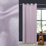 Perdea Decorativă, Roz, Inele 4cm, Poliester, 140x260cm, Oem