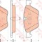 Set placute frana,frana disc BMW Seria 3 Touring (E91) (2005 - 2012) TRW GDB1810