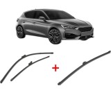 Cumpara ieftin Set 3 stergatoare CUPRA LEON (KL1, KU1, KUG) 2020, pentru parbriz si luneta, Valeo Silencio Xtrm