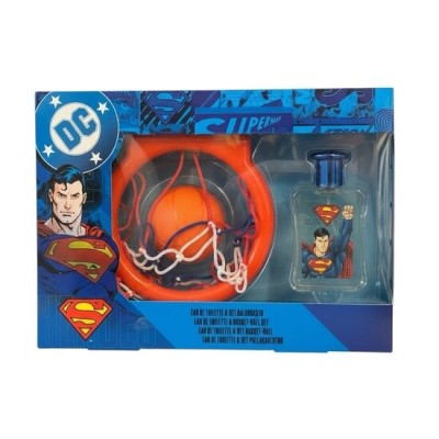 Set cadou băieți Superman, cu apă de toaleta 50 ml &amp;amp; cos de baschet, 2229 foto