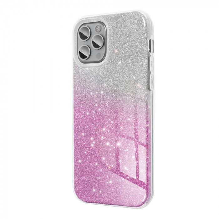 Husa de protectie, PartnerTele, Shining pentru Samsung Galaxy S23 Ultra Clear, Pink