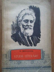 Studii Literare - G. Ibraileanu ,281595 foto