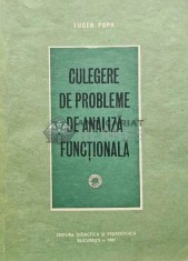Culegere de probleme de analiza functionala - 1981 - Eugen Popa (AG115) foto