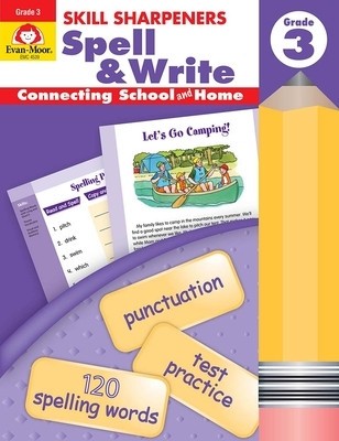 Skill Sharpeners Spell &amp;amp; Write, Grade 3 foto