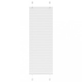 vidaXL Jaluzea plisată alb 45x150 cm Lățime țesătură 44,4cm poliester