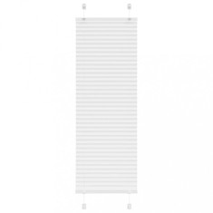 vidaXL Jaluzea plisată alb 50x100 cm Lățime țesătură 49,4cm poliester